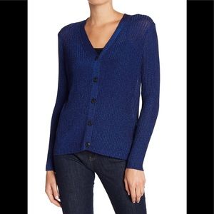 NEW Rag&bone Navy sweater/cardigan with sparkle